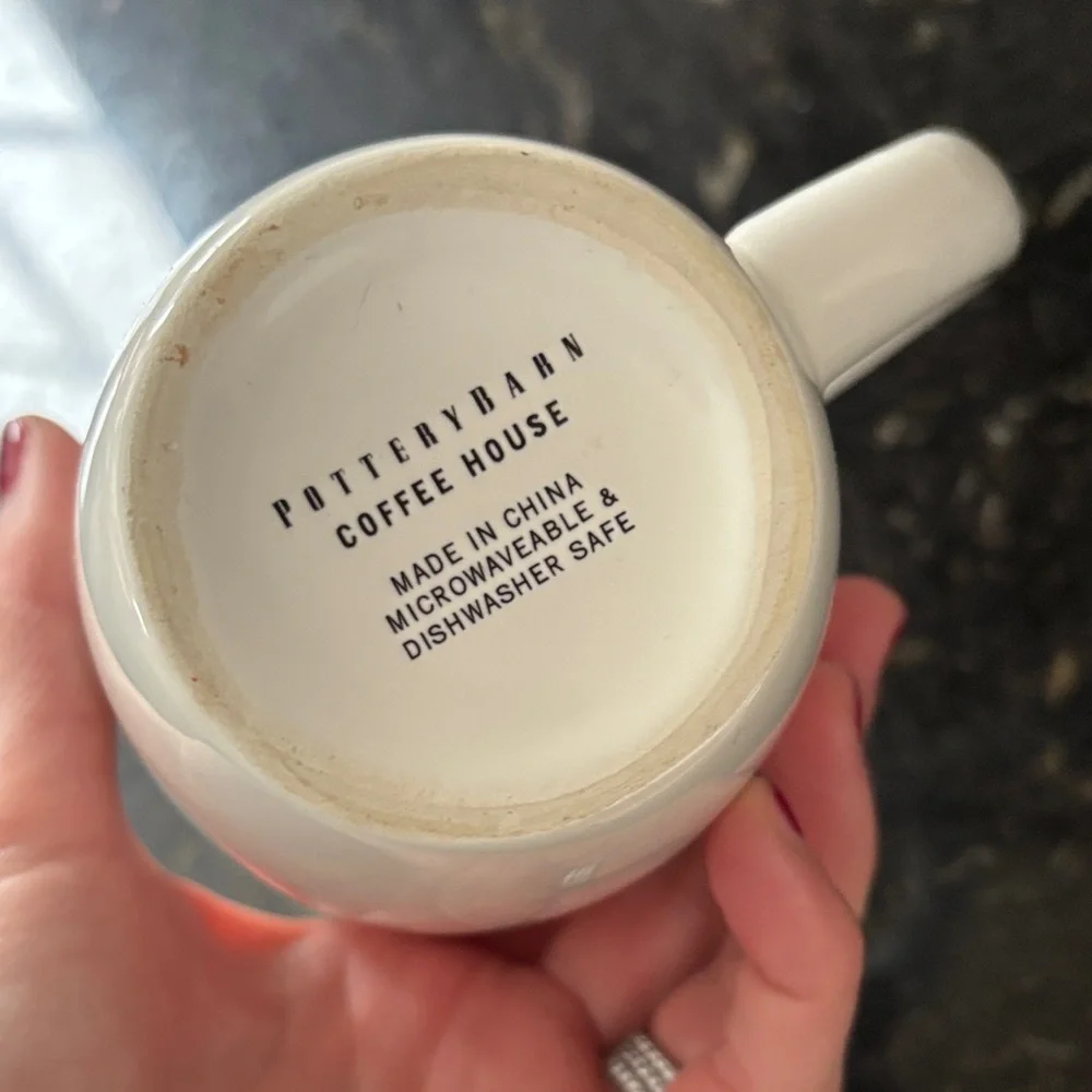Pottery Barn White Tea Mug